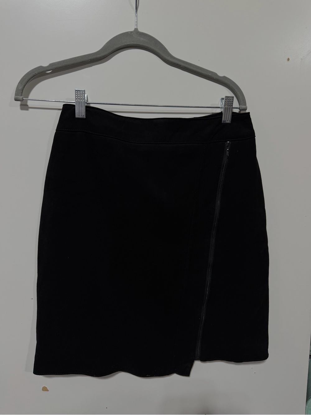 White House Black Market Black Mini Skirt with Side Zip